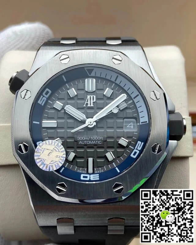 Audemars Piguet Royal Oak Offshore 15720ST.OO.A009CA.01 ZF Factory 1:1 Best Edition Replica Watch Gray Stainless Steel Strap